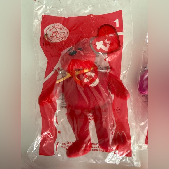 2004 Complete Set of 12 McDonald’s Happy Meal Teenie Beanie Babies with 2 prints - Picture 4 of 13